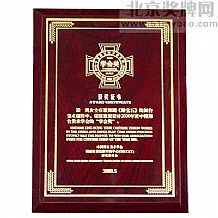 红木雕刻荣誉证书